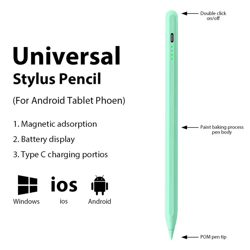 Grüner Stift neben Symbolen für Betriebssysteme wie Windows, iOS und Android.