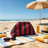 Striped Knit Tote Bag - Casual & Spacious Handbag