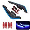 Motorcycle Front Side Spoiler Winglets with LED Light