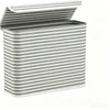 Panier de rangement en tissu pliable pour papier toilette avec couvercle