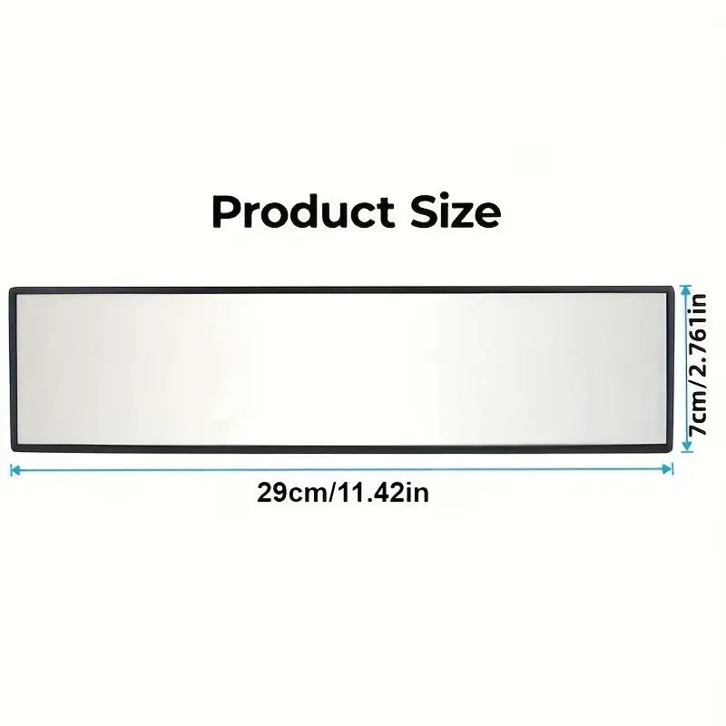 Universal Clip-On Wide-Angle Rear View Mirror