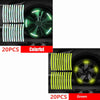 Multicolor Reflective Wheel Hub Stickers for Cars and Motorcycles