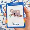 French Vocabulary Flashcards for Kids - Food, Animals, Fruits & Body Parts
