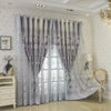 European Vintage Floral Embroidered Blackout Curtain