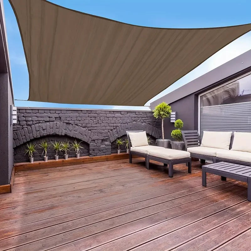 Brown PE Shade Cloth with Grommets