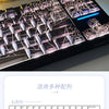 Black Spider Side-Printed Translucent Keycaps for Mechanical Keyboards