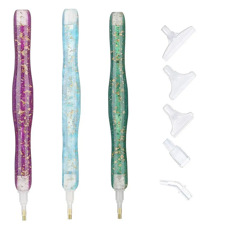 5D Diamond Painting Pen Kit with Roller & Tape