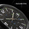 Mini Car Clock with Glow-In-The-Dark Dial and Air Vent Clip
