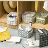Foldable Canvas Storage Basket with Handles