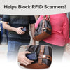 Slim RFID-Blocking Wallet with Removable Money Clip