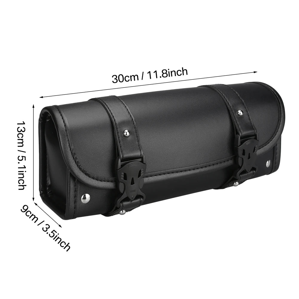 Motorcycle PU Leather Utility Saddlebag