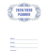5-Year Monthly Planner with Reading-Themed Cover, Lay-Flat Spiral Binding