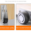 Quiet Rubber Drawer Casters for Furniture and Cabinets (Set of 4)