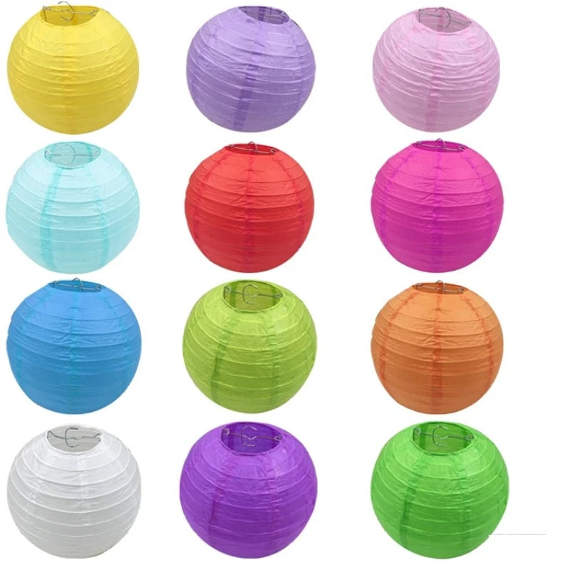 Round Paper Lantern for Festive Decor