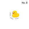 A classic yellow duck squeaky bath toy for babies.