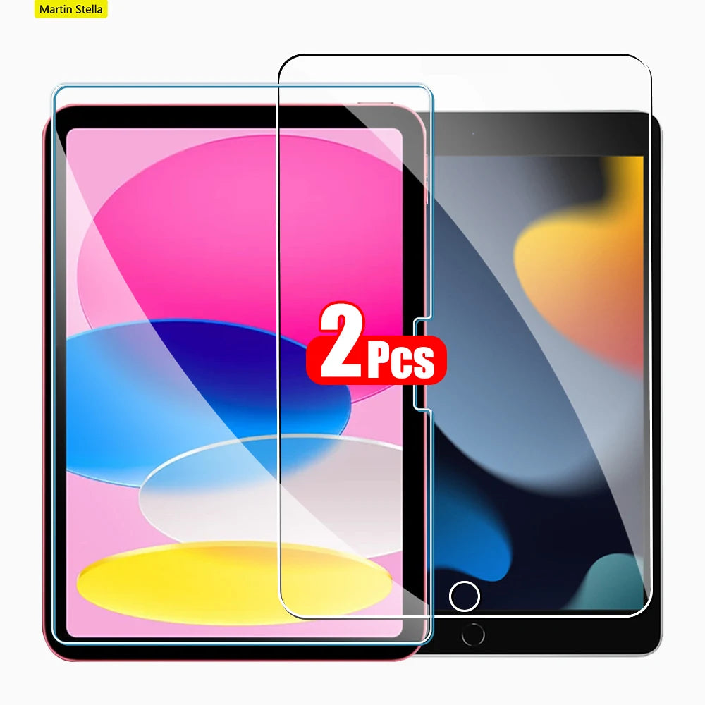 2-Pack Tempered Glass Screen Protector for iPad