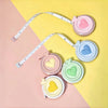 Pastel Heart-Shaped Retractable Tape Measure