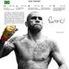 Martial Arts Legend Canvas Wall Art – Inspirational MMA Fighter Poster for Gym & Home