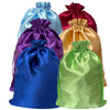 Satin Wig Storage Bags with Drawstring Closure