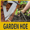 Heavy-Duty Steel Garden Hoe
