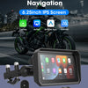 5/6.25 Inch Waterproof Motorcycle GPS with CarPlay and Android Auto