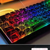 Black Spider Side-Printed Translucent Keycaps for Mechanical Keyboards