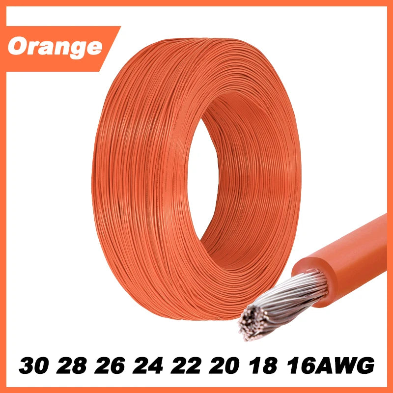12-Color Tinned Copper Hookup Wire for DIY Projects