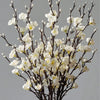 Artificial White Plum Blossom Branch for Chinese Home Décor