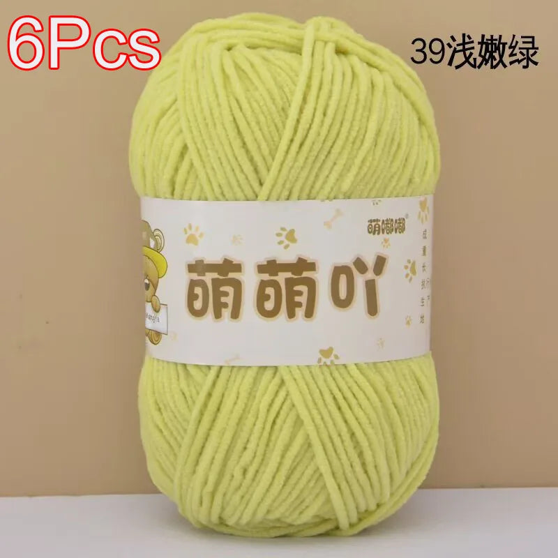 Soft Chenille Yarn for Crocheting and Knitting