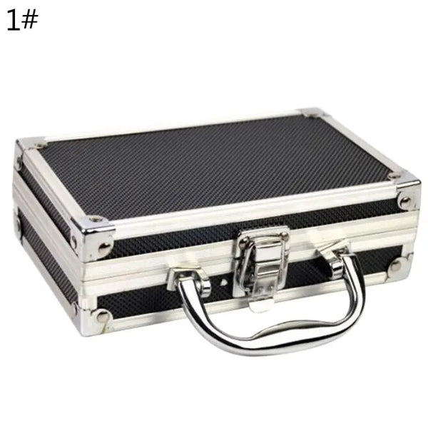 Mallette d'outils portable en alliage d'aluminium avec doublure protectrice