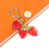Strawberry Charm Keychain