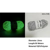 Green glow-in-the-dark polyester yarn for knitting and crochet, showing a skein of bright green thread.