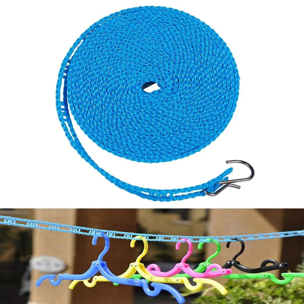 Portable Windproof Clothesline for Travel and Home