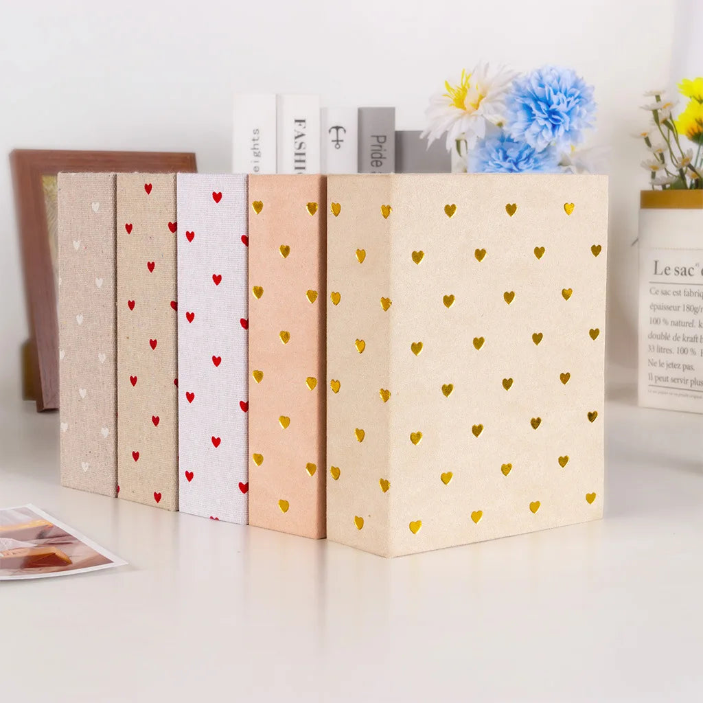 Fabric-Covered Photo Album with 100 Slots for Cherished Memories