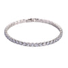 Iced-Out Cubic Zirconia Tennis Bracelet