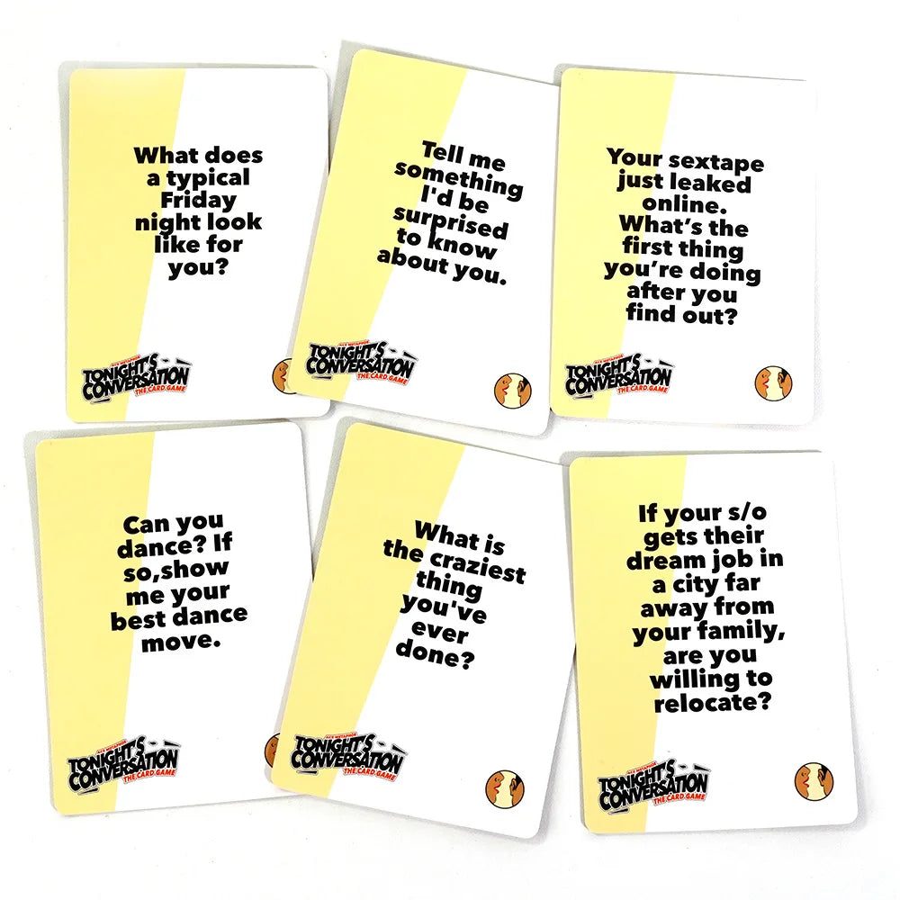 Couple Conversation Cards – Fun Date Night Card Game for Deeper Connection