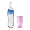 Silicone Baby Food Feeder Spoon with Suction Cup