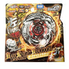 A packaging image for a Dark Knight Tragoon premium metal spinning top battle toy.