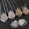 Retro Bronze Mini Locket Pendant
