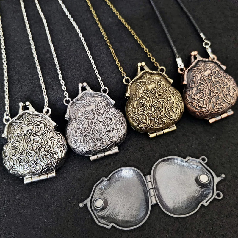 Retro Bronze Mini Locket Pendant