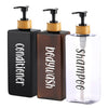 500ml Refillable Pump Bottles for Shampoo, Lotion & Body Wash