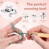 Adjustable Knitting Crochet Loop Rings (Set of 2)