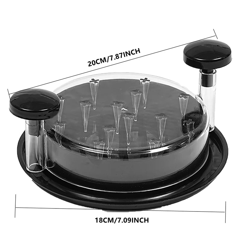 Manual Meat Shredder with Clear Lid
