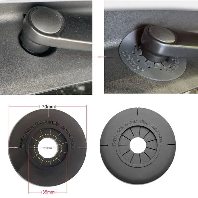 Car Windshield Wiper Base Protective Covers (2-Pack)