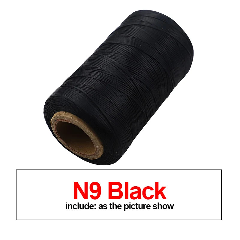 Flat Waxed Thread Spool for Leathercraft and DIY Projects