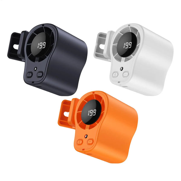 Portable Clip-On Fan with LED Display
