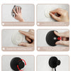 Instructions for easy installation of a stainless steel suction cup towel hook on a wall mount