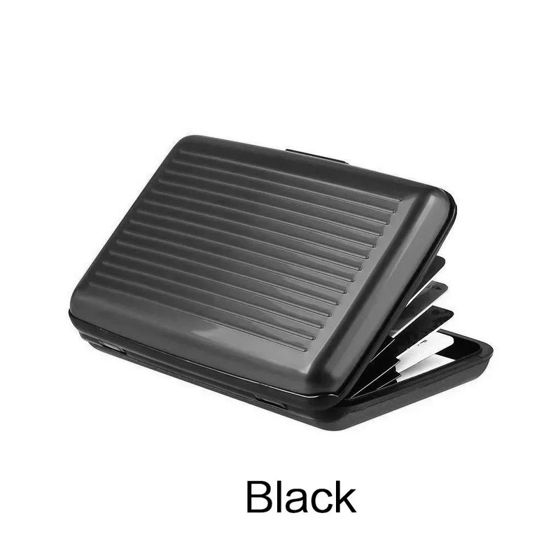 Slim RFID-Blocking Aluminum Card Wallet