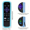 Glow-in-the-Dark Silicone Remote Cover (2-Pack) with Lanyards