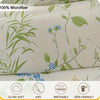 Botanical Leaf Print Duvet Cover Set with Pillowcases
